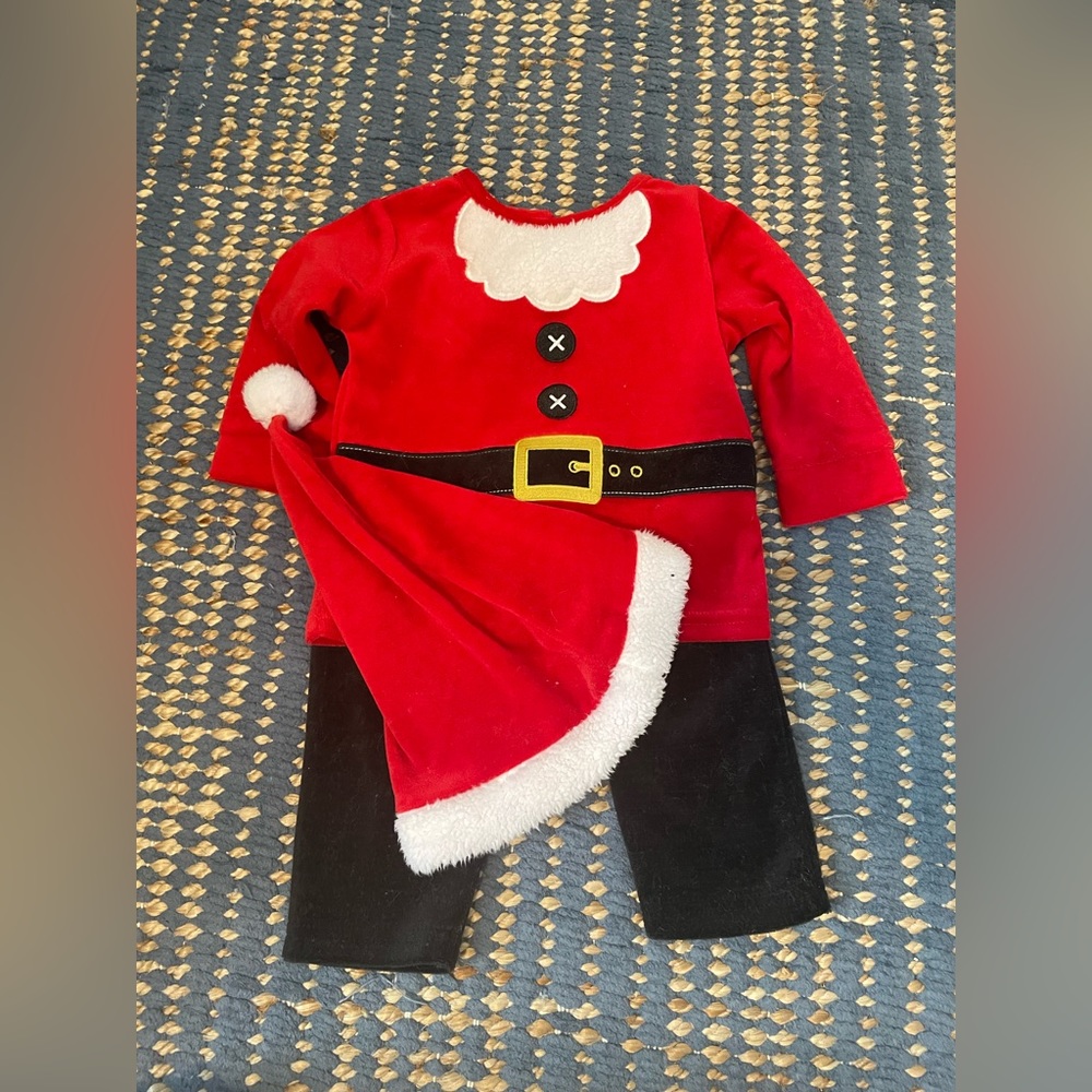 6/$12 George baby Santa suit